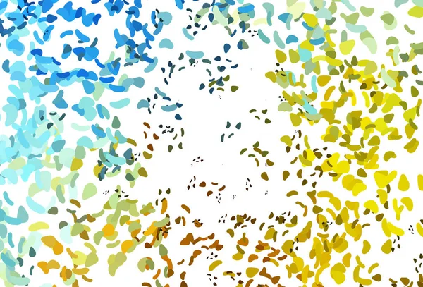Ανοιχτό Μπλε Κίτρινο Διάνυσμα Φόντο Αφηρημένα Σχήματα — Διανυσματικό Αρχείο