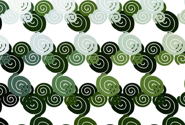 Modèle Vectoriel Vert Clair Avec Lignes Courbées — Image vectorielle