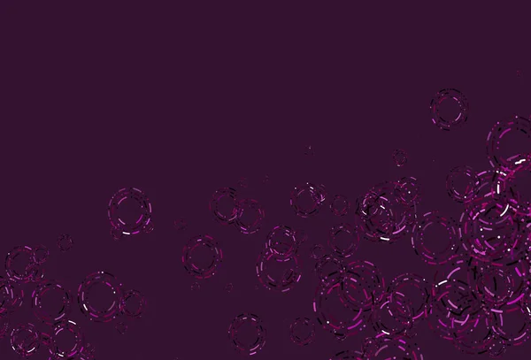 Світло Рожевий Векторний Візерунок Сферами — стоковий вектор