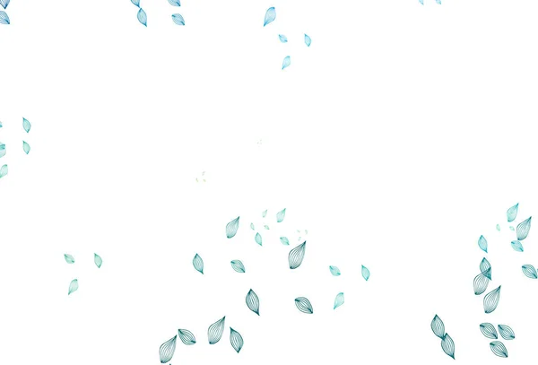 Azzurro Copertura Doodle Vettore Giallo — Vettoriale Stock
