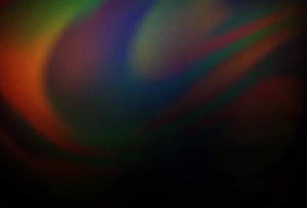 Dark Multicolor Rainbow Vector Glanzend Abstract Decor — Stockvector