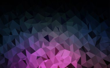 çokgen biçiminde soyut vektör deseni 