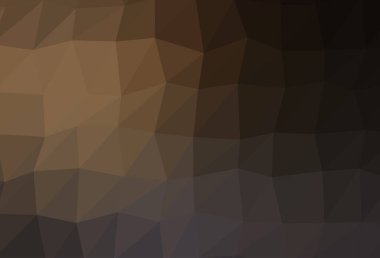 Koyu siyah vektör düşük poli düzeni.