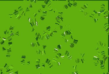 Açık Yeşil vektör arkaplanı çizgiler, daireler, eşkenar dörtgenler.