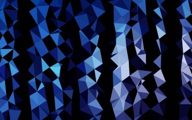 çokgen biçiminde soyut vektör deseni 