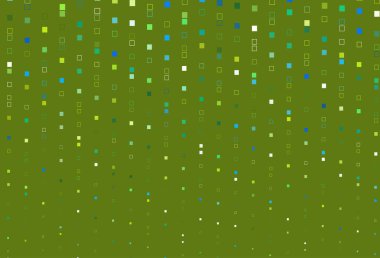 Açık Mavi, dikdörtgenli sarı vektör arkaplanı.