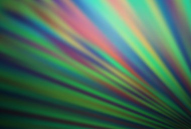 Koyu mavi, düz çizgileri olan yeşil vektör düzeni.