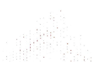 Matematik sembollü Açık Turuncu vektör dokusu.