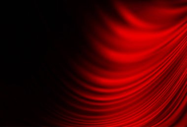 Bükülmüş çizgileri olan koyu kırmızı vektör şablonu.