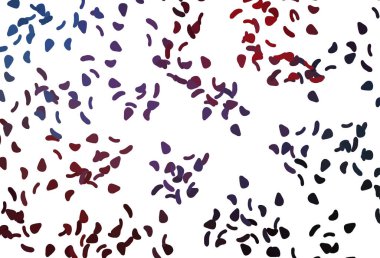 Açık Mavi, soyut biçimlere sahip kırmızı vektör arkaplanı.