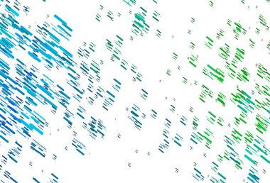 Açık Mavi, renkli çizgileri olan yeşil vektör dokusu.