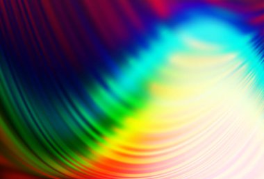 Işık Çokrenkli, lamba şekilli Gökkuşağı vektör arkaplanı.
