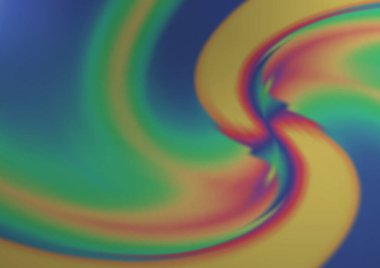 Parlak ton renklerinde bulanık kıvrımlar, eğimli belirsiz soyut çizimler. İşiniz için yepyeni bir tasarım. 