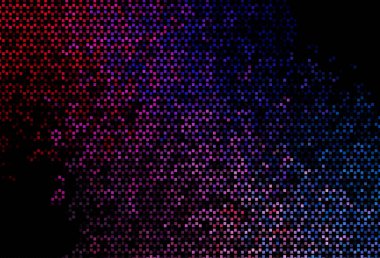 Koyu mavi, kristalleri ve dikdörtgenleri olan kırmızı vektör deseni.