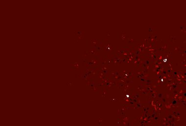 Memphis şekilli hafif turuncu vektör şablonu.