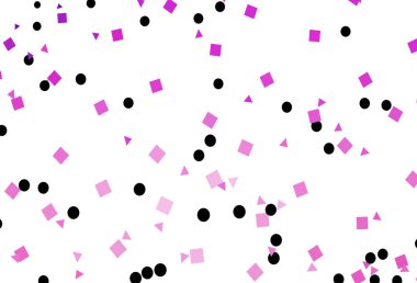 Çemberli ve küplü açık pembe vektör dokusu.