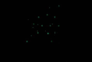 Daireleri, küpleri olan koyu yeşil vektör dokusu.