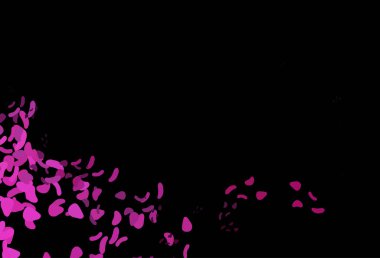 Soyut şekilli koyu pembe vektör arkaplanı.