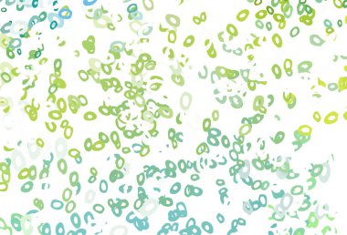 Açık Yeşil, noktalı sarı vektör arkaplanı.