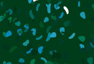 Rastgele biçimli Açık Mavi, Yeşil vektör dokusu.