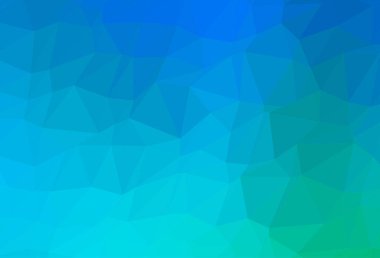 Açık Mavi, Yeşil vektör bulanık üçgen deseni.