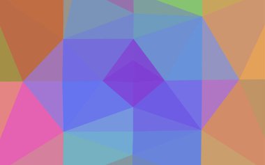 çokgen biçiminde soyut vektör deseni 