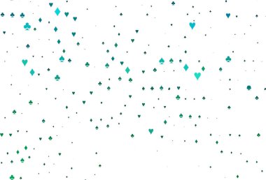 Kart sembollü hafif Mavili vektör deseni.