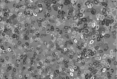 Açık Gümüş, diskleri olan gri vektör dokusu.