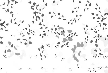 Aydınlık Gümüş, soyut biçimlere sahip gri vektör arkaplanı.