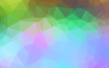 çokgen biçiminde soyut vektör deseni 