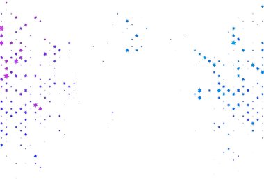Açık Mavi, gökyüzü yıldızlı kırmızı vektör şablonu.