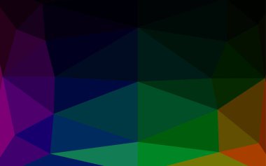 çokgen biçiminde soyut vektör deseni 