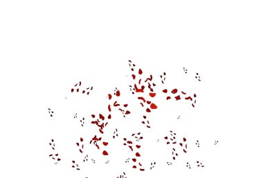 Soyut biçimlere sahip açık kırmızı vektör arkaplanı.