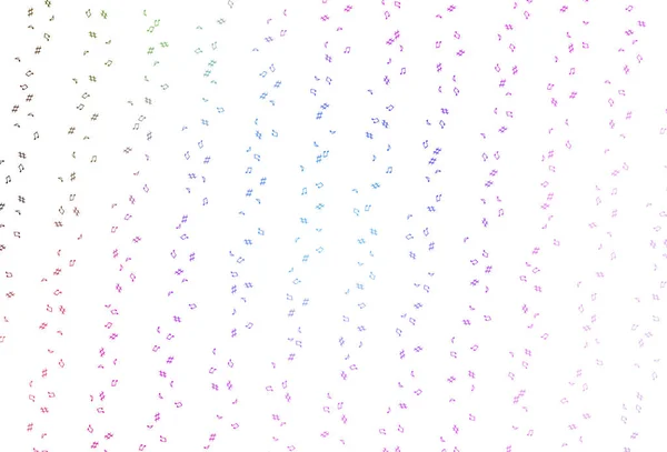Свет Разноцветный Вектор Рейнбоу Искушают Музыкальными Сиолами — стоковый вектор