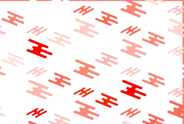 Modèle Vectoriel Rouge Clair Avec Bâtons Répétés — Image vectorielle