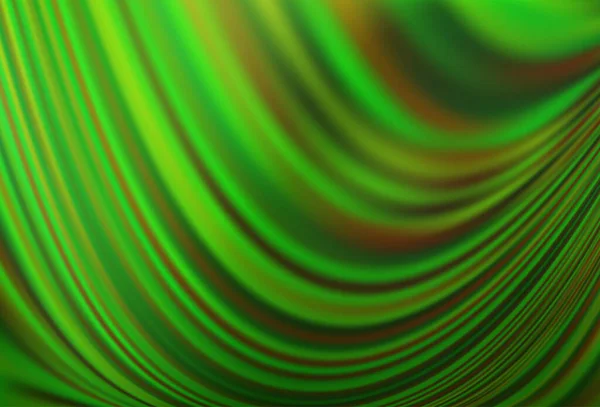 Lichtgrüne Vektorschablone Mit Flüssigen Formen — Stockvektor