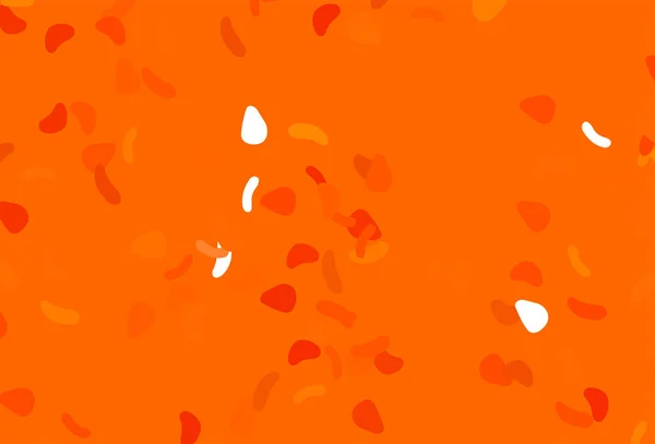 Světle Oranžové Vektorové Pozadí Abstraktními Tvary — Stockový vektor