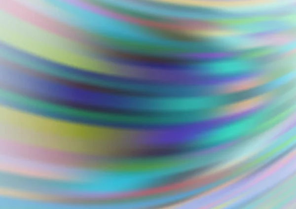 Verschwommene Kurven Hellen Farbtönen Vage Abstrakte Illustrationen Mit Farbverlauf Brandneues — Stockvektor