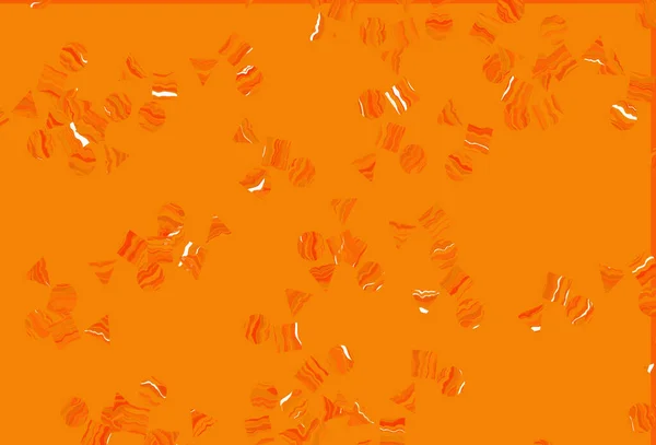 Fond Vectoriel Orange Clair Avec Lignes Cercles Losange — Image vectorielle