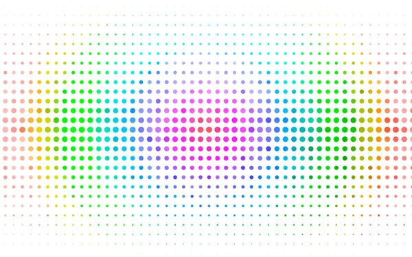 Vector White Backdrop Dots Illustration Set Abstract Circles — Stock Vector