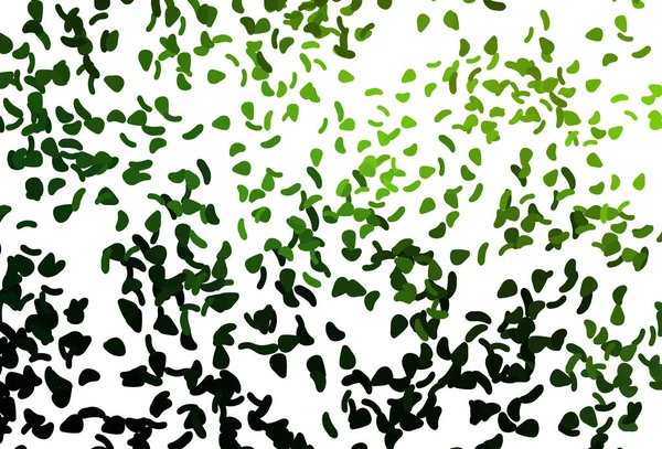 Fond Vectoriel Vert Clair Rouge Avec Des Formes Abstraites — Image vectorielle