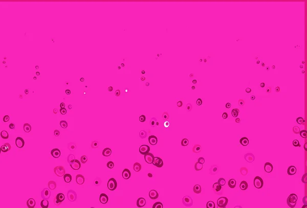 Векторная Компоновка Светло Розового Цвета Фигурами Кругов — стоковый вектор