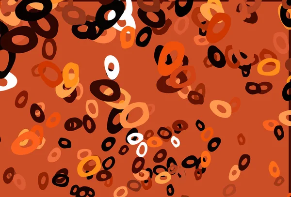 Текстура Вектора Темно Оранжевого Цвета Дисками — стоковый вектор