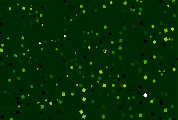 Modèle Vectoriel Vert Clair Dans Style Polygonal Avec Des Cercles — Image vectorielle