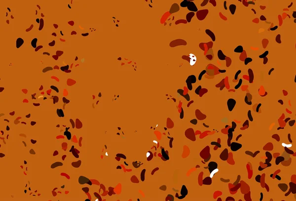 形状混乱的浅橙色矢量图案 — 图库矢量图片
