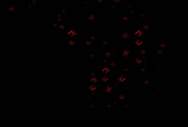 Темно Красная Векторная Планировка Плоскими Линиями — стоковый вектор