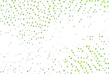 Kumarın sembolleriyle açık yeşil vektör örtüsü.