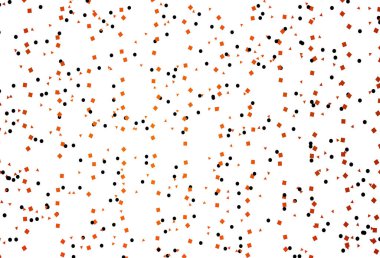 Açık Turuncu vektör arkaplanı üçgenler, daireler, küplerle.