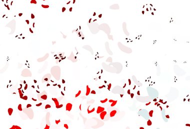 Rastgele biçimlerde açık kırmızı vektör dokusu.