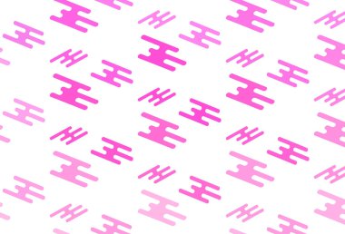Tekrarlanan çubuklarla Açık Pembe vektör şablonu.